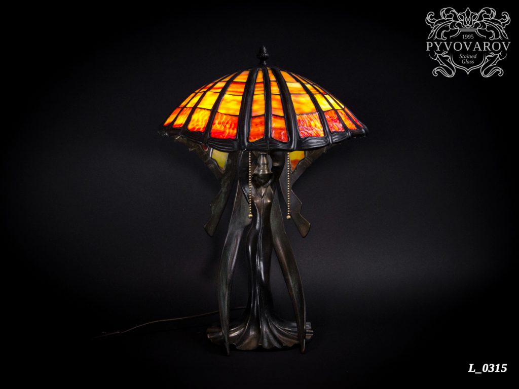 Flying Lady Sculpted Lamp